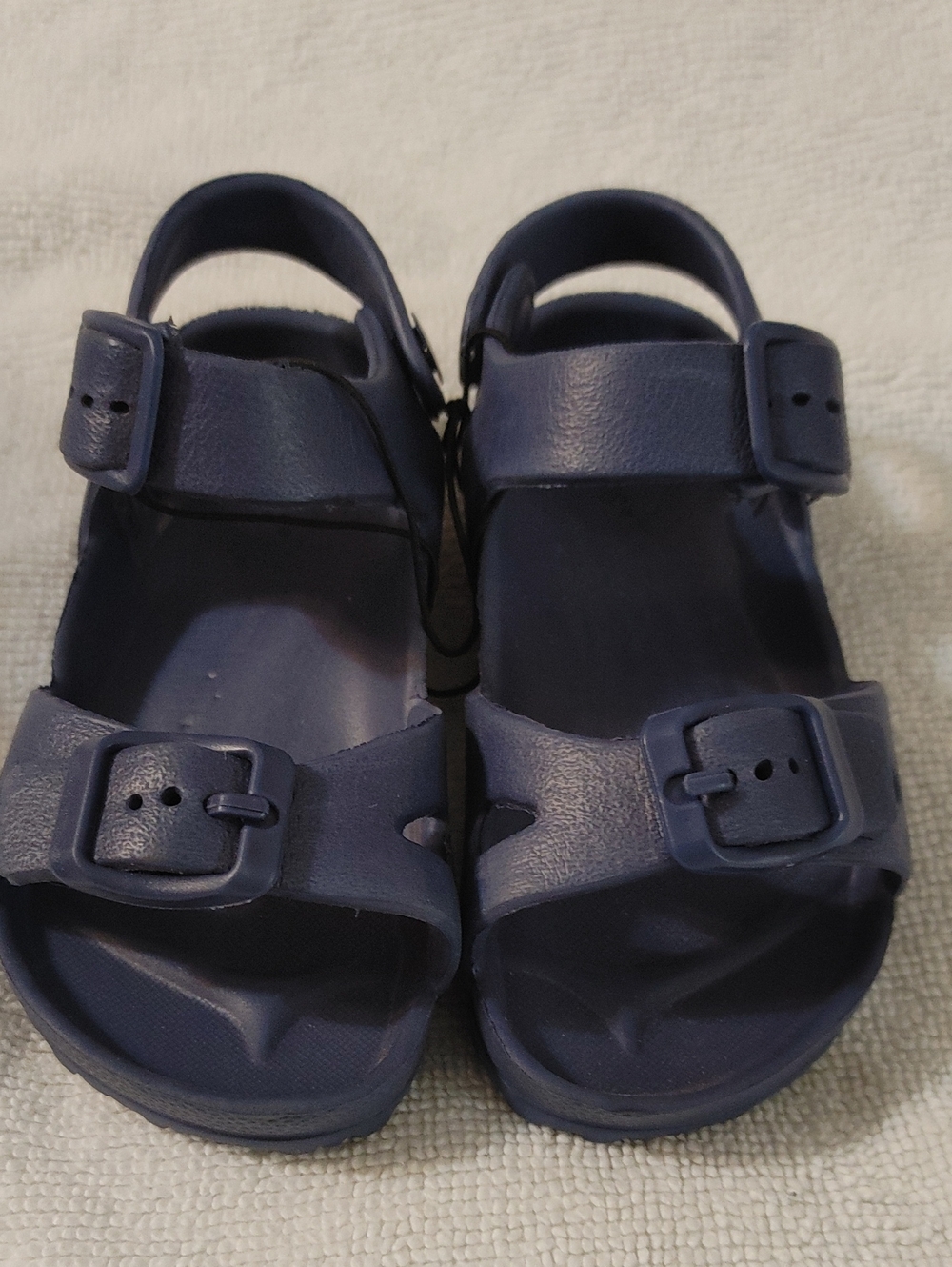 Kids Navy Adjustable Buckle Sandals